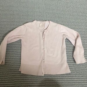 Sara girls size 5 cardigan pink